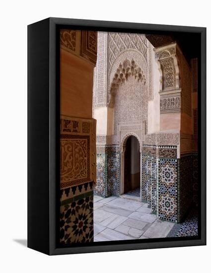 Medersa Ben Youssef, Medina, Marrakesh, Morroco-De Mann Jean-Pierre-Framed Stretched Canvas