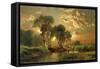 Medfield, Massachusetts-George Inness-Framed Stretched Canvas
