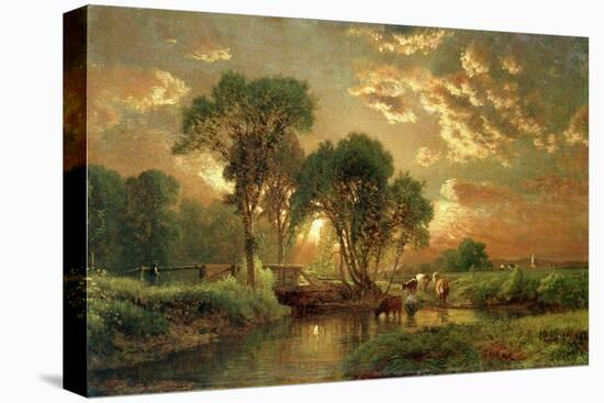 Medfield, Massachusetts-George Inness-Stretched Canvas
