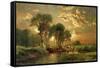 Medfield, Massachusetts-George Inness-Framed Stretched Canvas