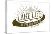 Medford Lakes, New Jersey - Lake Life (Canoe)-Lantern Press-Stretched Canvas
