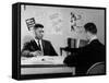 Medgar Evers, NAACP Leader in Mississippi, with Journalist Bill Peters, 1963-null-Framed Stretched Canvas