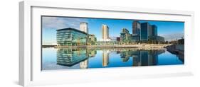 Media City at Salford Quays, Greater Manchester, England 2012-null-Framed Photographic Print