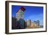 Media Harbour in Dusseldorf, North Rhine-Westphalia, Germany, Europe-Hans-Peter Merten-Framed Photographic Print