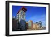 Media Harbour in Dusseldorf, North Rhine-Westphalia, Germany, Europe-Hans-Peter Merten-Framed Photographic Print