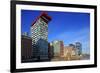 Media Harbour in Dusseldorf, North Rhine-Westphalia, Germany, Europe-Hans-Peter Merten-Framed Photographic Print