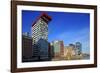 Media Harbour in Dusseldorf, North Rhine-Westphalia, Germany, Europe-Hans-Peter Merten-Framed Photographic Print