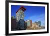 Media Harbour in Dusseldorf, North Rhine-Westphalia, Germany, Europe-Hans-Peter Merten-Framed Photographic Print