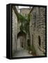 Mediaeval Alley in the Village of Lacoste, Provence, France-Philippe Clement-Framed Stretched Canvas