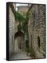 Mediaeval Alley in the Village of Lacoste, Provence, France-Philippe Clement-Framed Stretched Canvas
