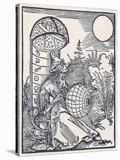 Mediaeval Astronomer-Albrecht Dürer-Stretched Canvas