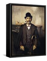Mediator or Portrait of Giuseppe Giani, 1891-Giuseppe Pellizza da Volpedo-Framed Stretched Canvas