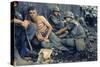 Medic Treats a US Marine's Wounds During Operation Hue City, Tet Offensive, Feb. 1969-null-Stretched Canvas