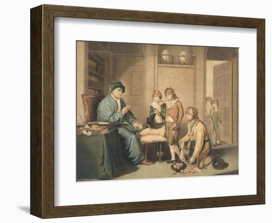 Medical, Ailments, Gout-WR Bigg-Framed Art Print