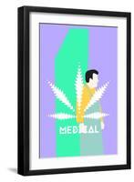 Medical Cannabis-null-Framed Art Print