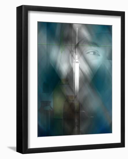 Medical Collage-null-Framed Photographic Print