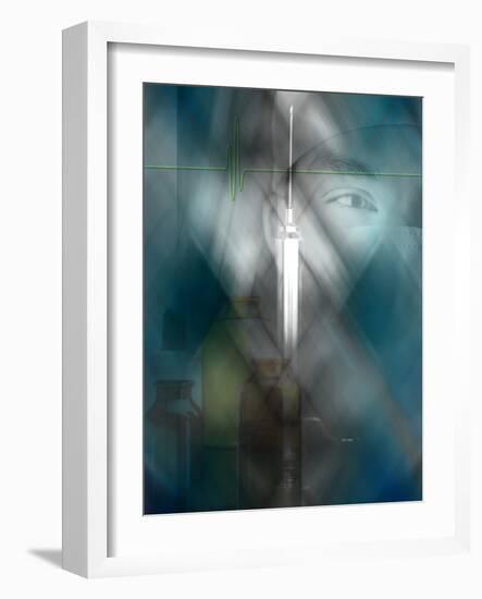 Medical Collage-null-Framed Photographic Print
