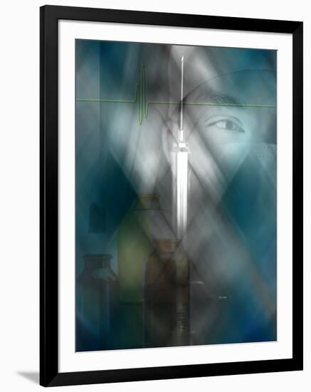 Medical Collage-null-Framed Photographic Print