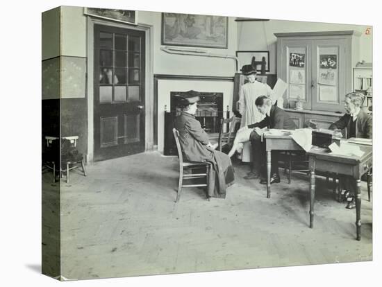 Medical Examination, Holland Street School, London, 1911-null-Stretched Canvas