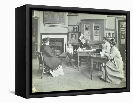 Medical Examination of a Boy, Holland Street School, London, 1911-null-Framed Stretched Canvas