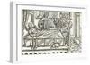 Medical History, Doctors with a Patient,, 16th Century-null-Framed Giclee Print