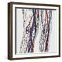 Medical Illustration of Arteries, Veins And Lymphatic System in Human Legs-Stocktrek Images-Framed Photographic Print