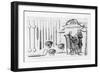Medical Instruments for Eye Surgery (Engraving) (B/W Photo)-English-Framed Giclee Print