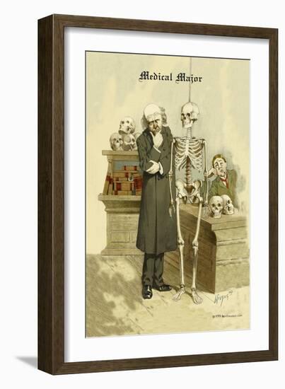 Medical Major-F. Frusius M.d.-Framed Art Print