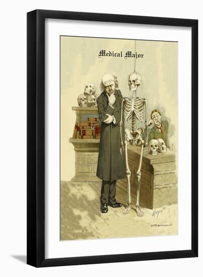 Medical Major-F. Frusius M.d.-Framed Art Print