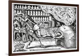 Medical Purging, Satirical Artwork-Science Photo Library-Framed Photographic Print