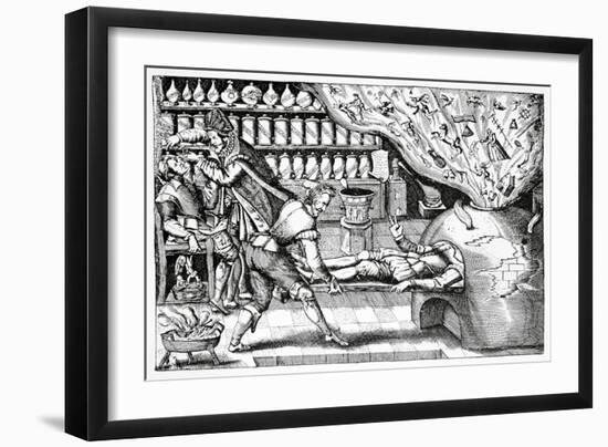 Medical Purging, Satirical Artwork-Science Photo Library-Framed Photographic Print