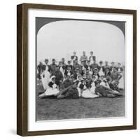 Medical Staff and Nurses of General Hospital No 9, Bloemfontein, South Africa, Boer War, 1901-Underwood & Underwood-Framed Giclee Print