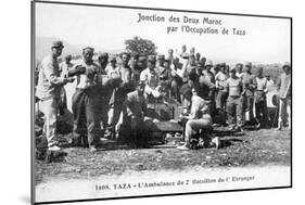 Medical Staff of the 2nd Battalion French Foreign Legion, Taza, Morocco, 1904-null-Mounted Giclee Print