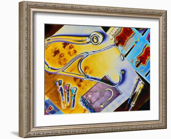 Medical Still Life-Chris Rogers-Framed Photographic Print