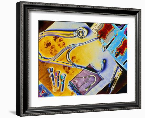 Medical Still Life-Chris Rogers-Framed Photographic Print