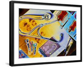 Medical Still Life-Chris Rogers-Framed Photographic Print