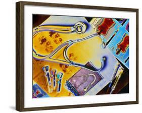 Medical Still Life-Chris Rogers-Framed Photographic Print