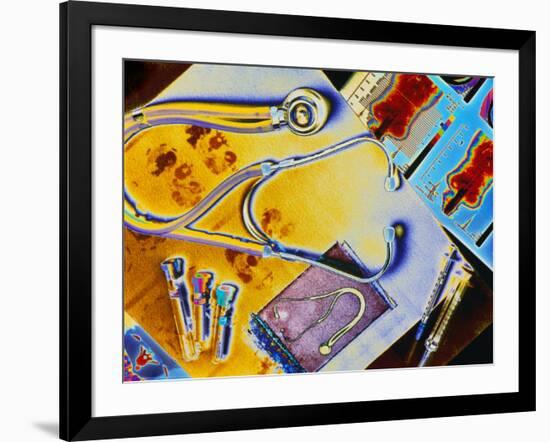 Medical Still Life-Chris Rogers-Framed Photographic Print