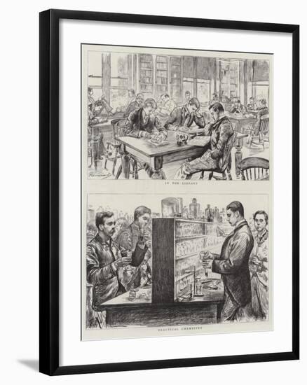 Medical Students at Work-Charles Paul Renouard-Framed Giclee Print