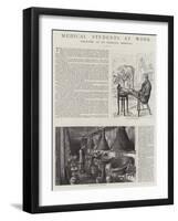 Medical Students at Work-Charles Paul Renouard-Framed Giclee Print