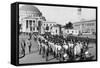 Medical Students Parade in Cairo, 1940-null-Framed Stretched Canvas