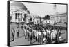 Medical Students Parade in Cairo, 1940-null-Framed Stretched Canvas