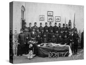 Medical Students with Cadaver Photograph - Istanbul, Turkey-Lantern Press-Stretched Canvas