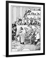 Medical Vivisection, Satirical Artwork-Science Photo Library-Framed Photographic Print