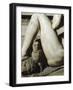 Medici Chapel of Church of San Lorenzo in Florence, Owl, Detail from Tomb of Giuliano De' Medici-null-Framed Giclee Print