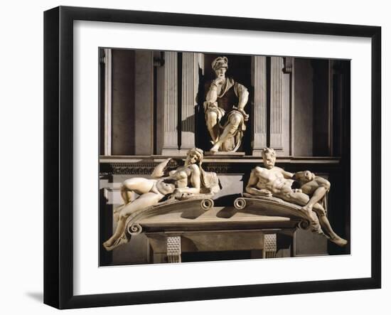 Medici Chapels of Basilica of San Lorenzo, New Sacristy, Tomb of Lorenzo De Medici-null-Framed Giclee Print