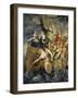 Medici-Cycle: Louis XIII Reaching the Age of Consent-Peter Paul Rubens-Framed Giclee Print