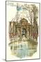 Medici Fountain, Luxemburg Park-null-Mounted Art Print