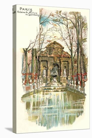 Medici Fountain, Luxemburg Park-null-Stretched Canvas