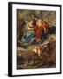Medici-Zyklus: the Meeting of the King and Marie De Medici at Lyons, 9th November 1600-Peter Paul Rubens-Framed Giclee Print